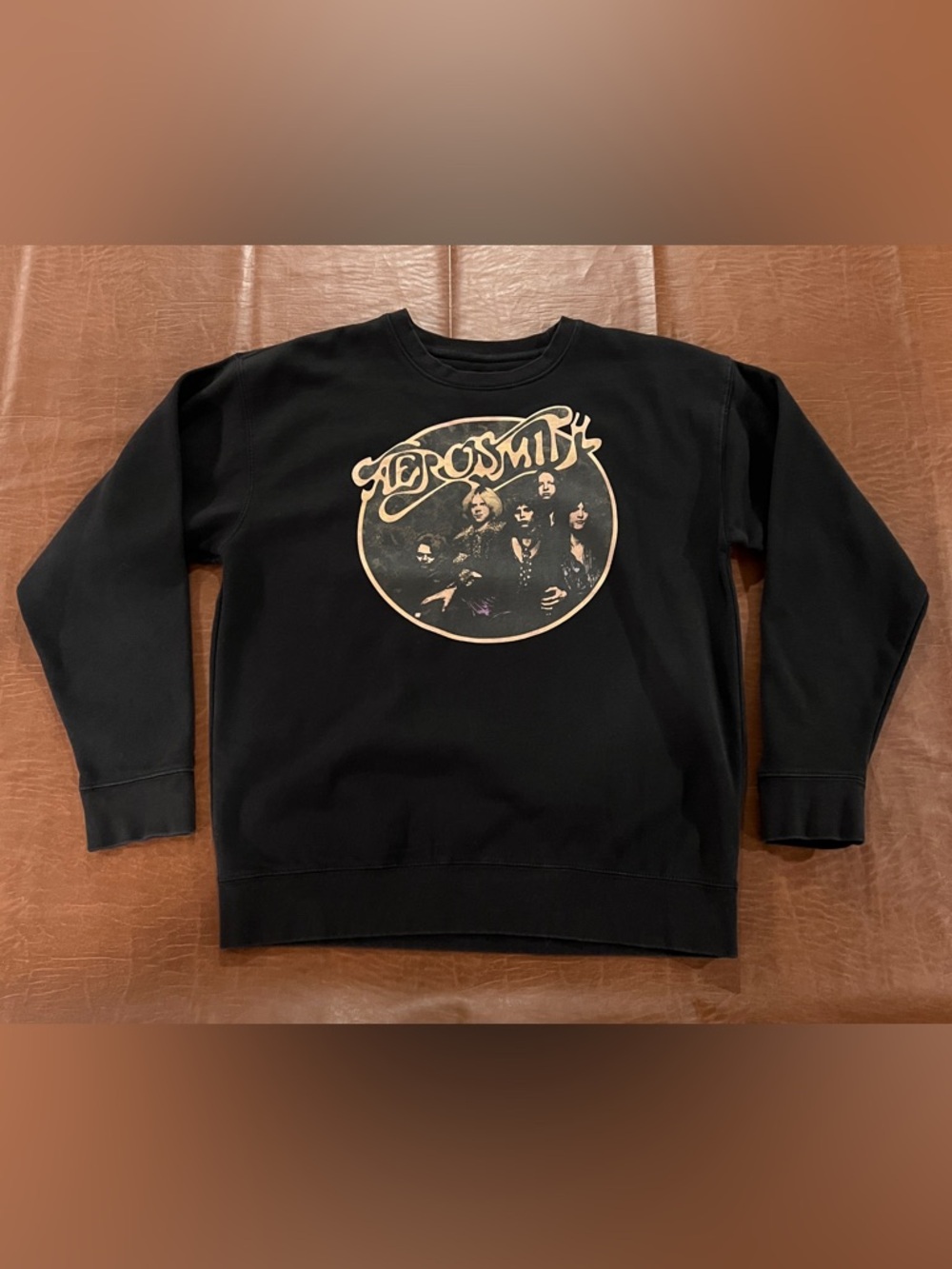 Aerosmith Band Fleece Crewneck Sweatshirt - Size Large